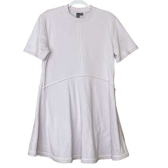 Sweaty Betty Revive Tee Dress Short Sleeve Mistflower Purple Size Small 4 6 - Picture 1 of 11